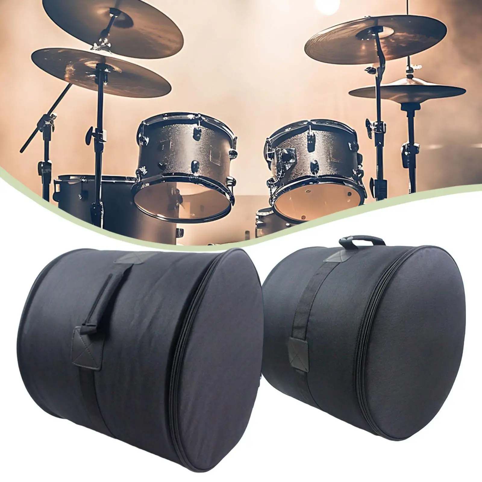 

Bass Drum Bag for Travel Percussion Instrument Accessory Carry Case Bass Drum Case