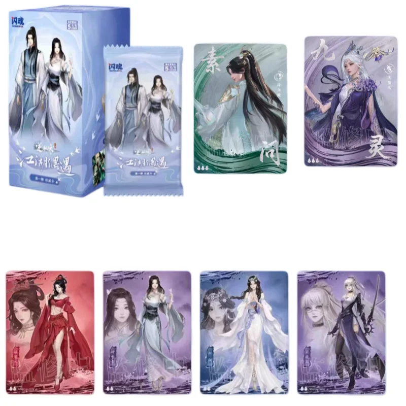 

Новая Официальная Оригинальная Коллекционная Карта Anime Flash Soul X Reverse Water Cold River Encounter, Первая Серия, Подарочный Набор, Карточная Игрушка