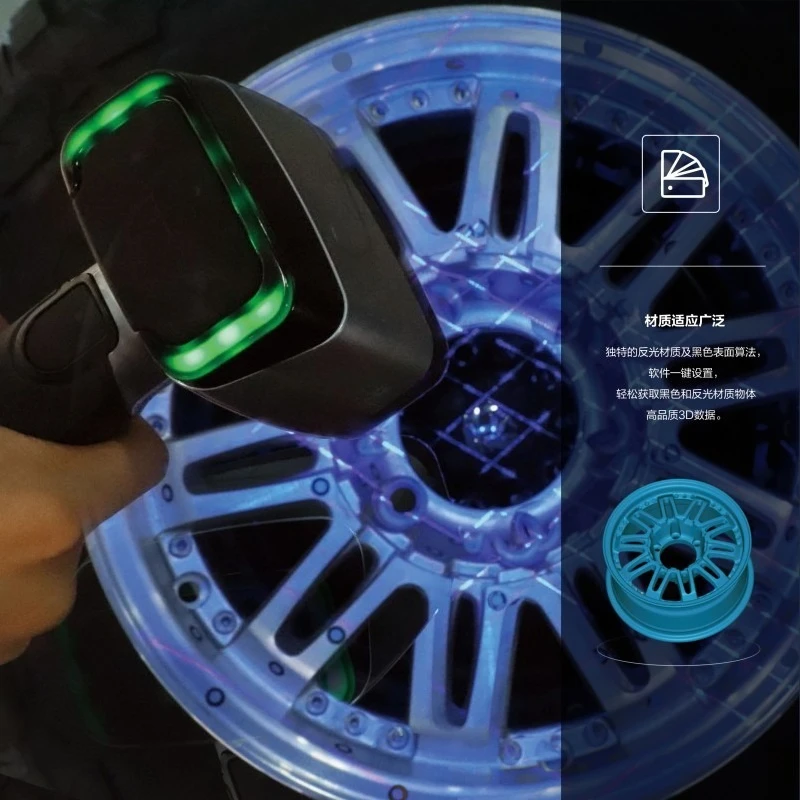 Handheld-3D-Scanner Industrielles Scangerät mit zwei Blaulichtkameras