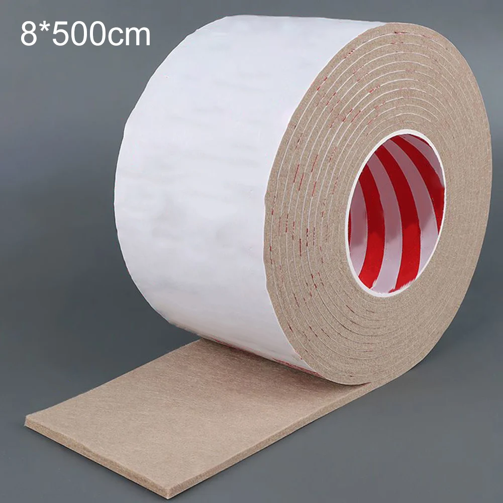 1roll 5M Felt Glass Absorbent Sticker Anti-condensation Absorbent Strip Window Anti-condensation Felt Strip Home Cleaning Tools