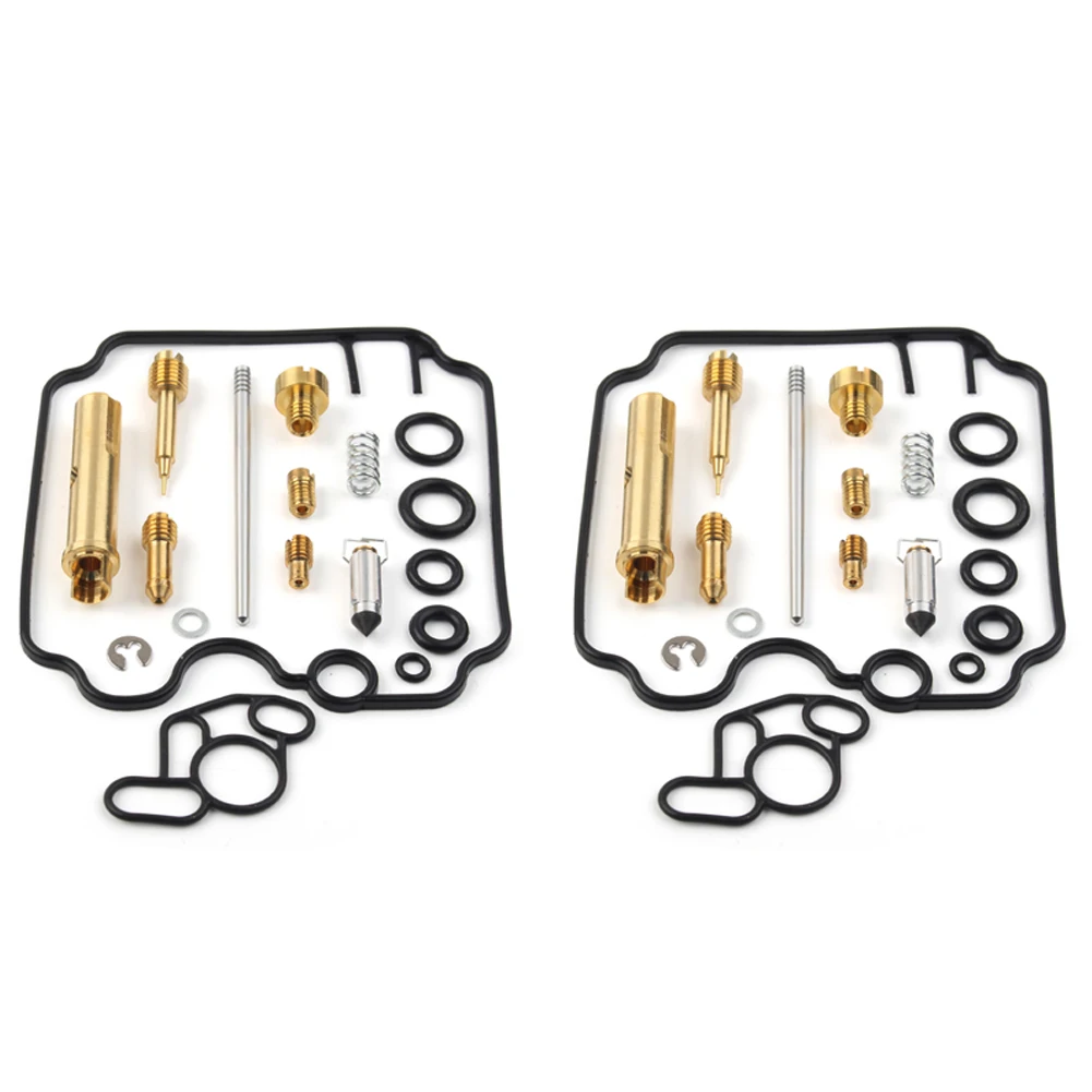 2Sets Motorbike Carburetor Carb Repair Rebuild kits For Yamaha XTZ750 Super Tenere 1989 1990 1991 1992 1993 1994 1995 1996 1997