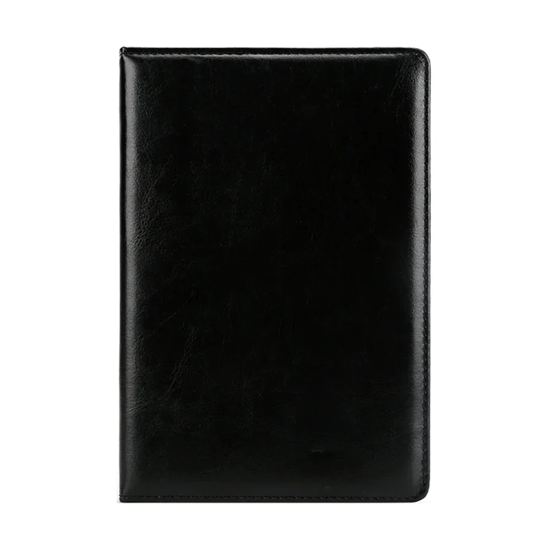 Caderno de couro b5 com rosto de couro macio, livro de mão para viagens, papelaria de estudante e material de escritório, preto de alta qualidade