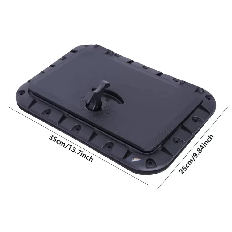 Customized Marine Deck Plate Access Cover Pull Out Inspection Black Hatch With Latch for Ship Boat
