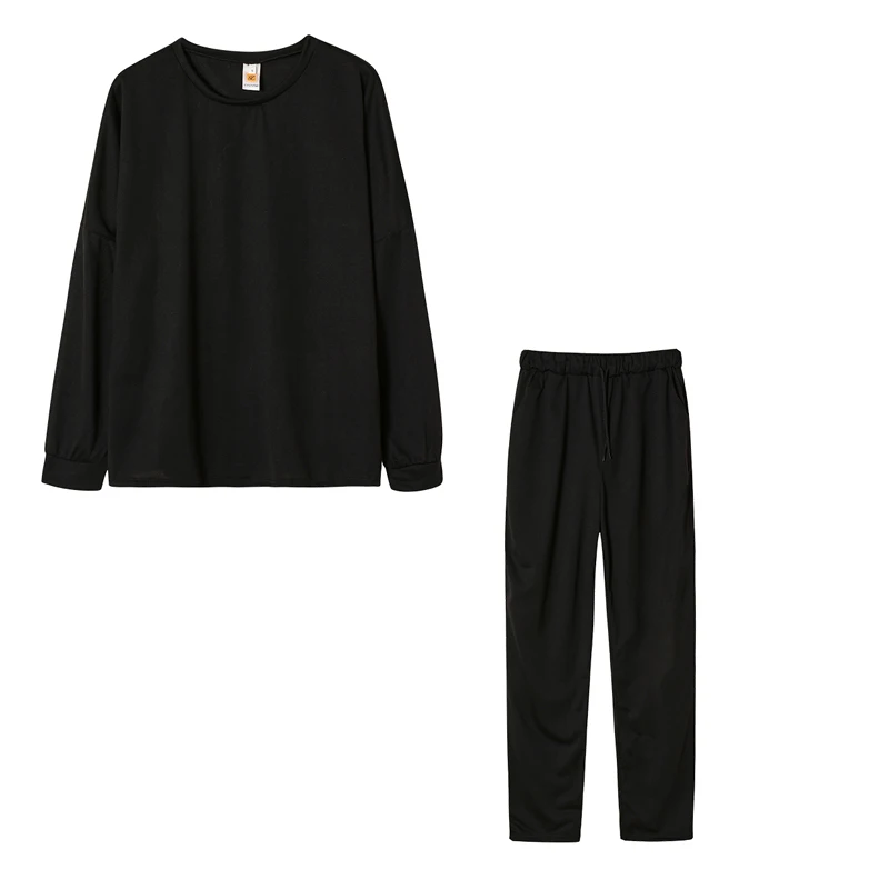 Herbst-Langarmhose für Damen Locker Lässig Einfarbig Bequeme Passform Neuer Stil Anzug – Detail 30