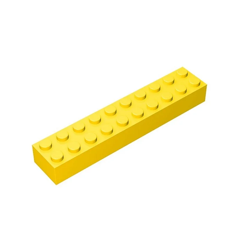 10 pçs/set 2x10 tijolos grossos coloridos em massa educação criativa montado moc 3006 tecnologia diy edifícios bloco brinquedo acessórios