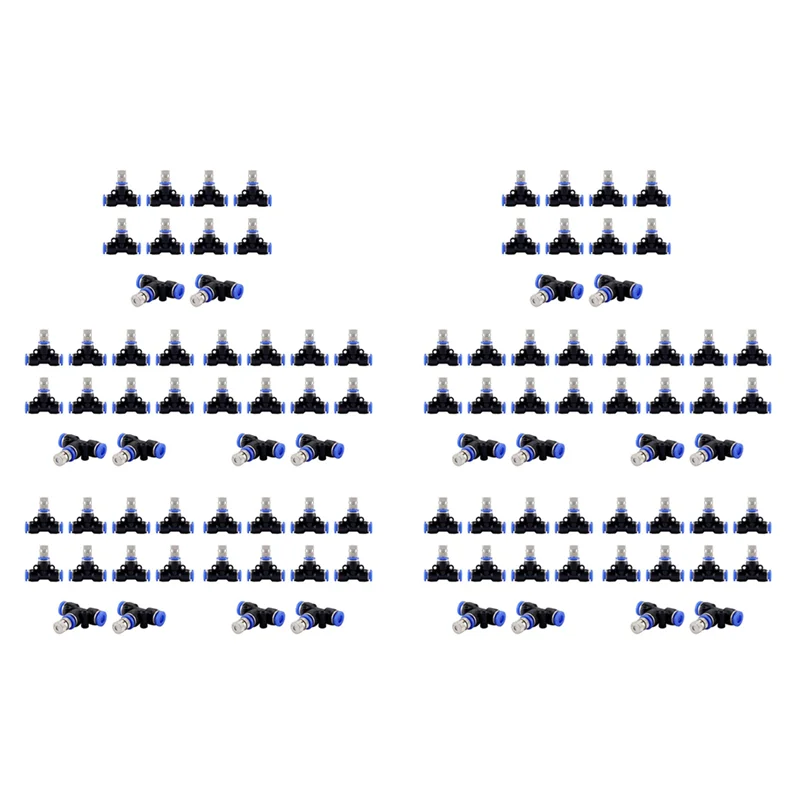 

A23P Misting Nozzle Kit 1/4-Inch With Nozzle Spray Cooling Device Connectors For Outdoor Water Mister Cooling System 100Pcs