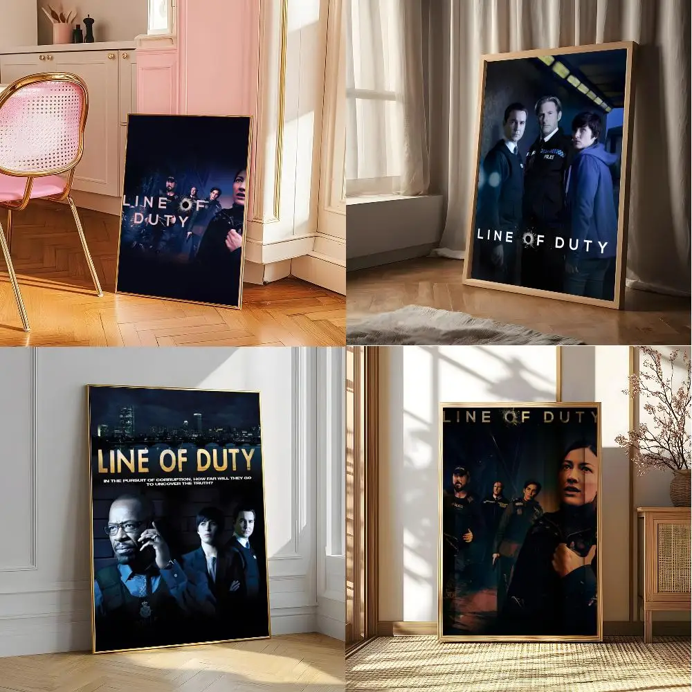 Line Of D-Duty Moive Poster Sticky Wall Art Printing Waterproof Home Living Bed Room Aesthetic Decor