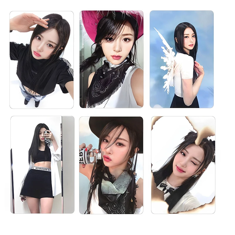 Korean Girl Group's New Album Unforgettable Collection of Small Cards SAKURA KIM CHAEWON KAZUHA Peripheral Small Cards