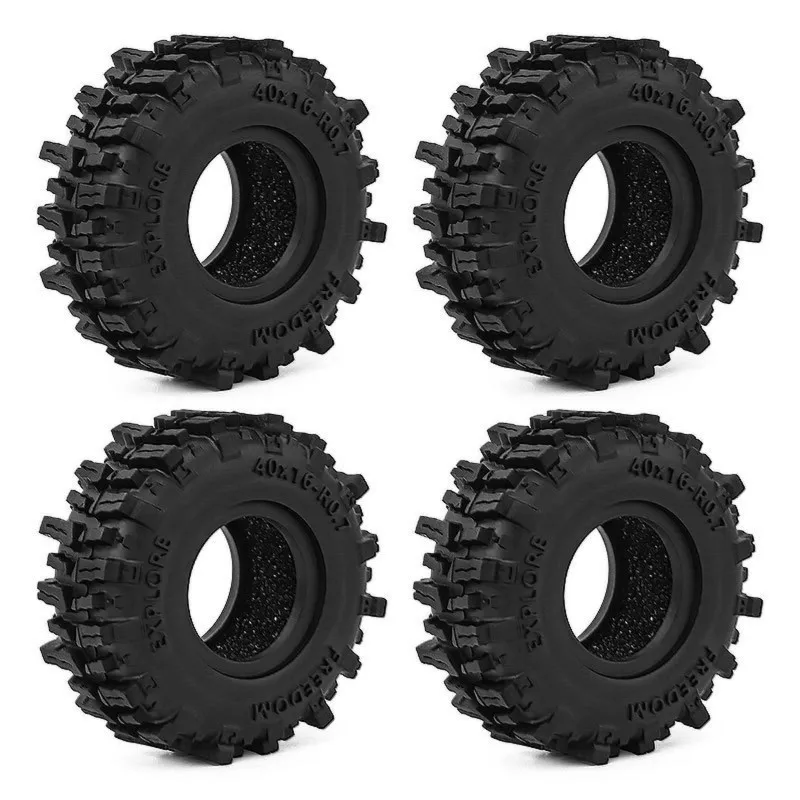 B78B-RC Car Tire Kit 0.7 Inch- For 1/30 Axial SCX30 K10 Ascent-32 Model Upgrade Accessories