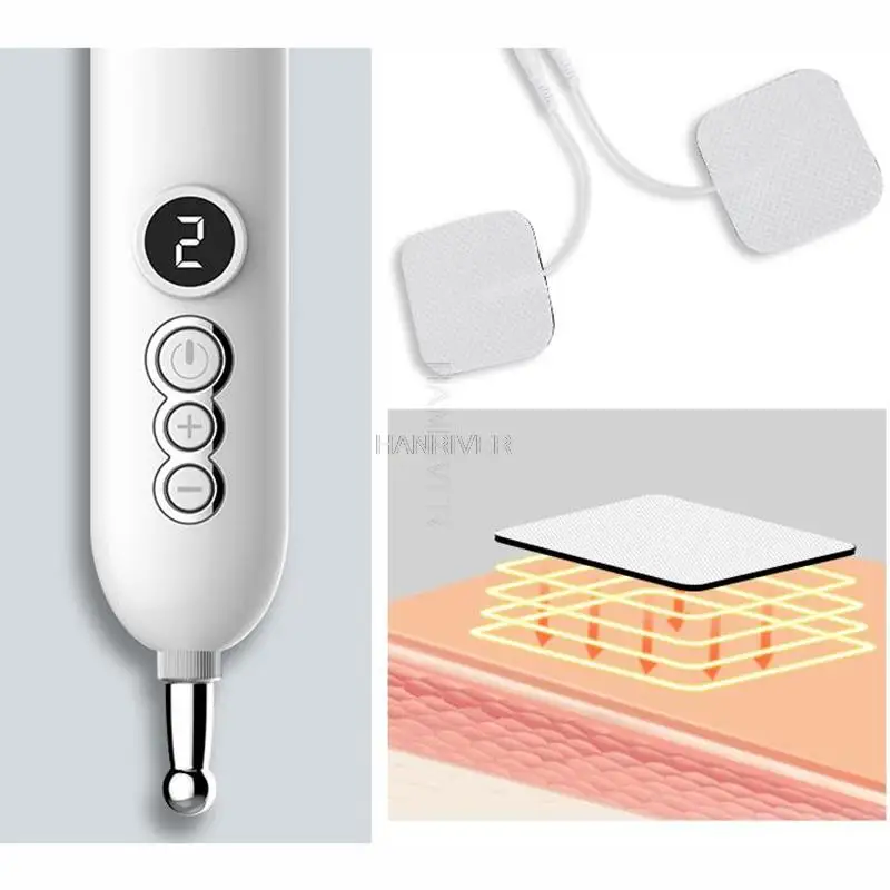 

Intelligent meridian pen, electronic acupuncture pen, charging model,massage acupoint pen, pulse acupoint electrode patch