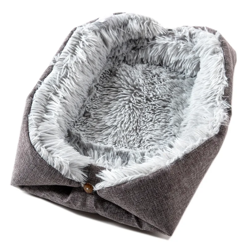 New Online Celebrity Pet Mat Plush Kennel Small Dog And Cat Mat Autumn And Winter Dual-use Cat Nest Cat Bed Customizable