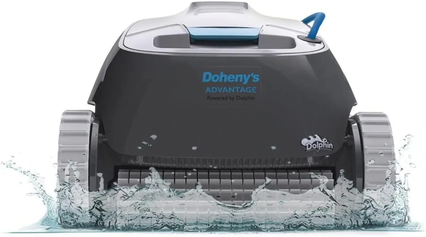 

Dolphin Advantage Automatic Robotic Pool Vacuum Cleaner, Wall Climbing, Active Scrubber Brush, Ideal for In-Ground Pool Types
