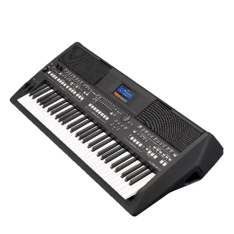 

Electronic organ, playing 61-key portable electric keyboard