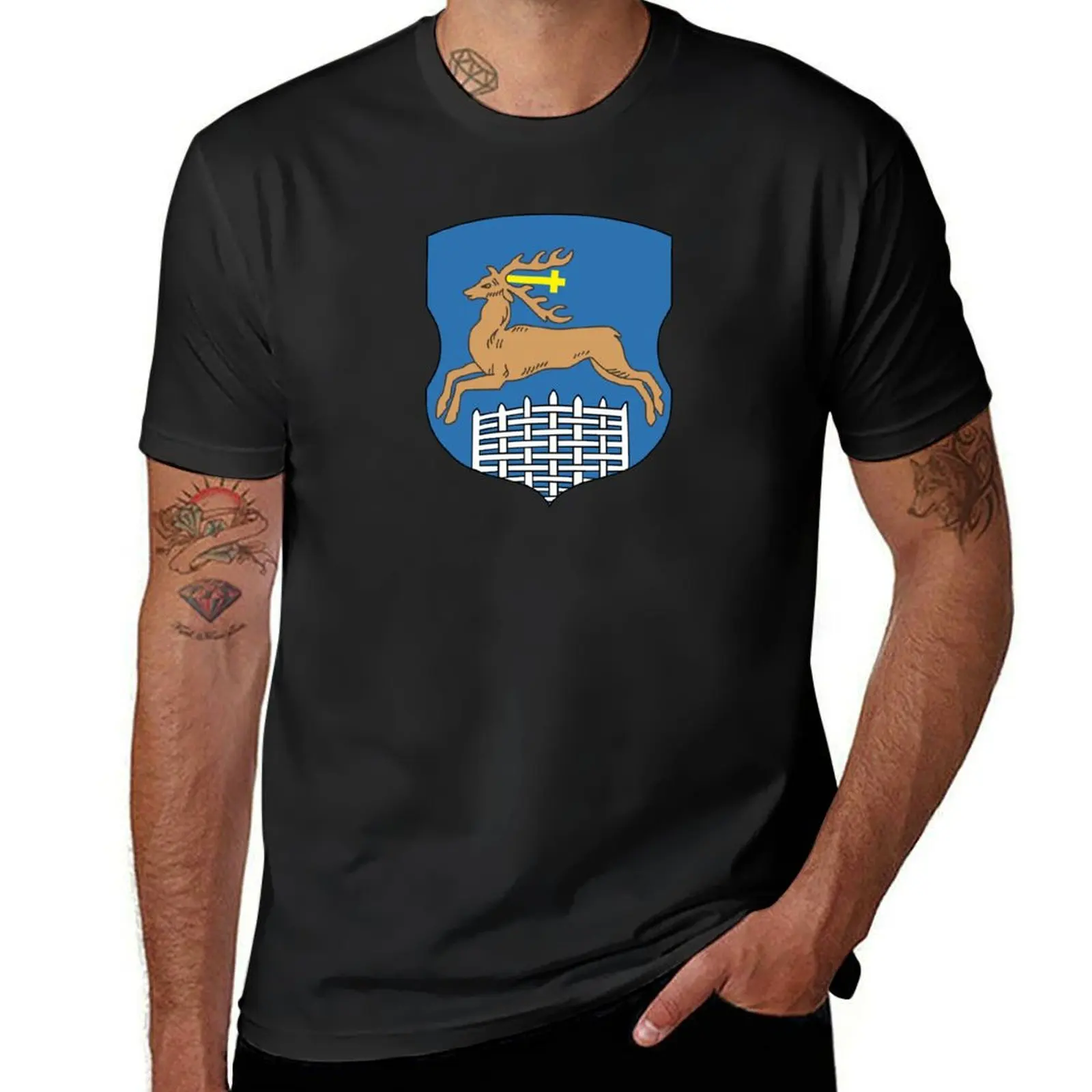 

Coat of Arms of Grodno, Belarus T-Shirt Aesthetic clothing sweat heavyweights men workout shirt