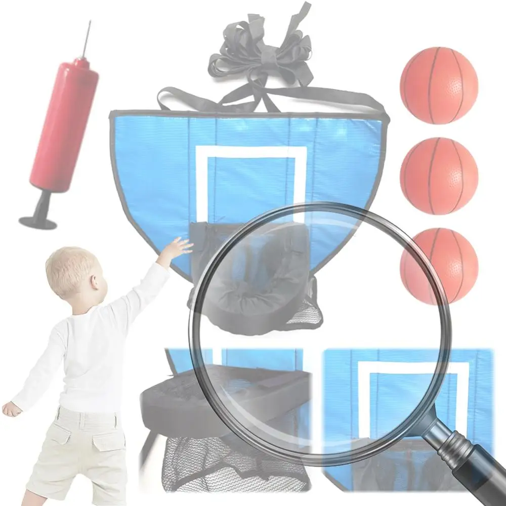 

Набор для баскетбола на батуте с насосом и мини-мячом, легко собирается, для всех возрастов