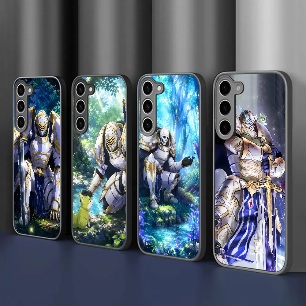Frosted Case For Samsung Galaxy S25 S24 S23 S22 Ultra S20 FE S21 Plus S10 Lite Phone Back Cover Skeleton Knight in Another World