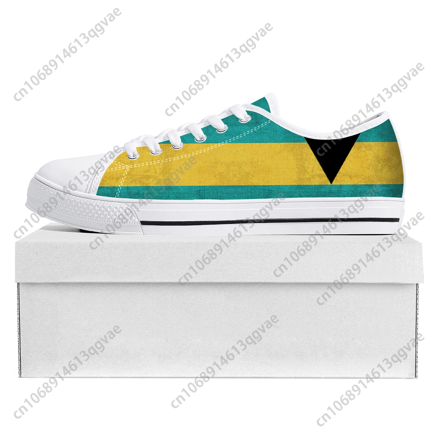 

Bahamian Flag Low Top High Quality Sneakers Mens Womens Teenager Canvas Sneaker Bahamas Prode Casual Couple Shoes Custom Shoe