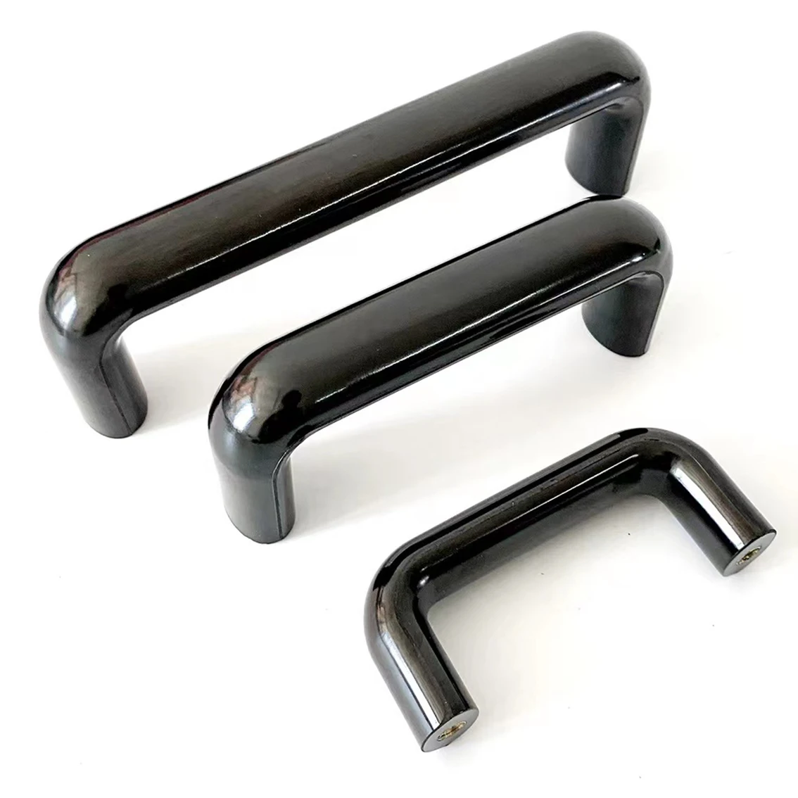 Bakelite Oval Handle/High Temperature Resistant Bakelite Insulated Door Handle/Anti Static Internal Thread Solid Handle M6 M8 view 3