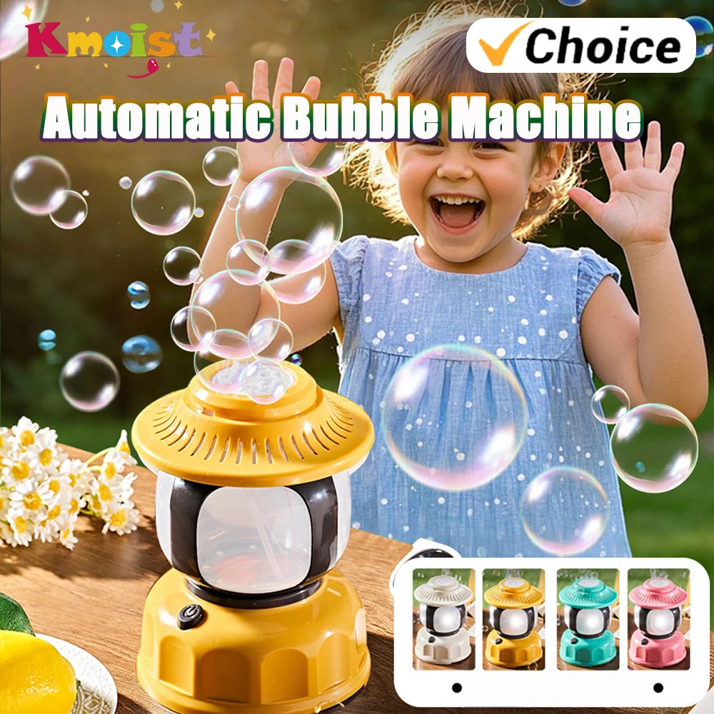 Blase Maschine Spielzeug Kinder Outdoor Spielzeug Elektrische Camping Lampe Nachttisch Lampe Lade Spielzeug Spaß Blase Multifunktionale Spielzeug Geschenke