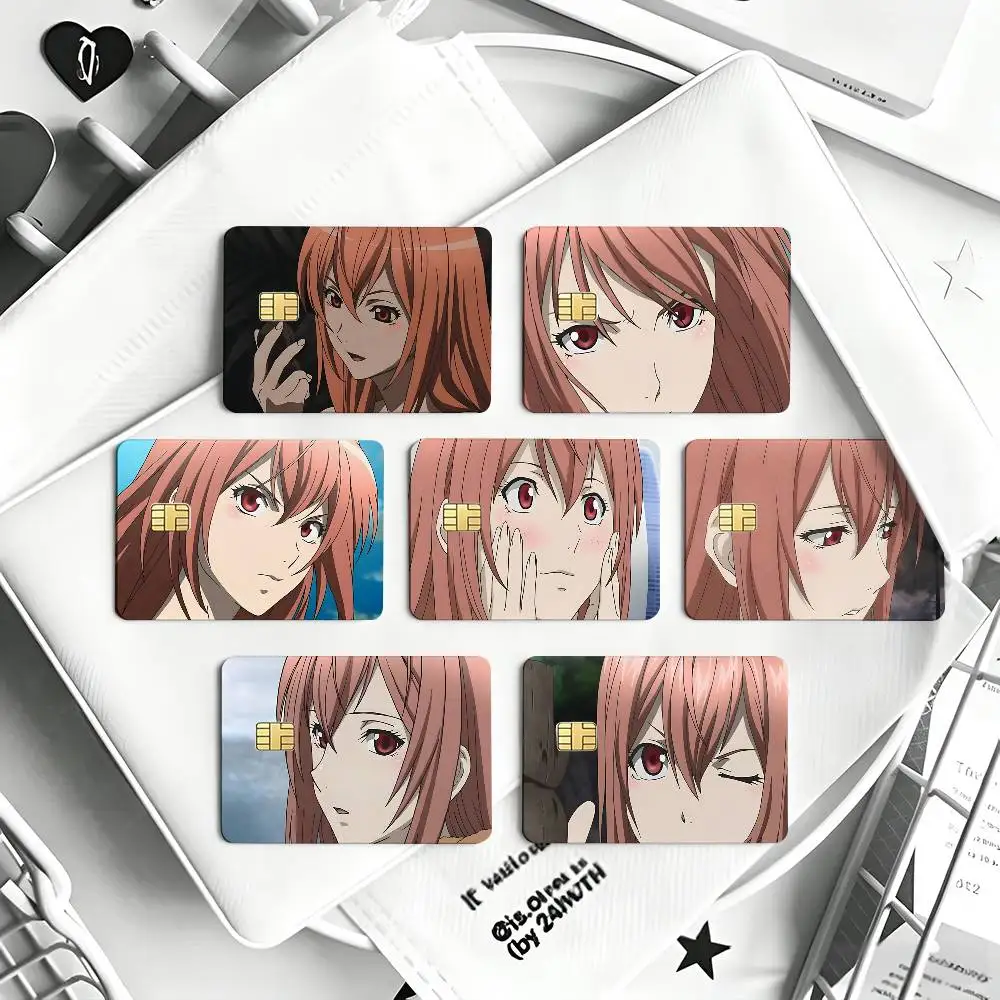 Hakaze Kusaribe Blast Of Tempest Credit Card Sticker Waterproof PVC Skin Cover For Debit Bank Card, Removable Card Decal Wrap