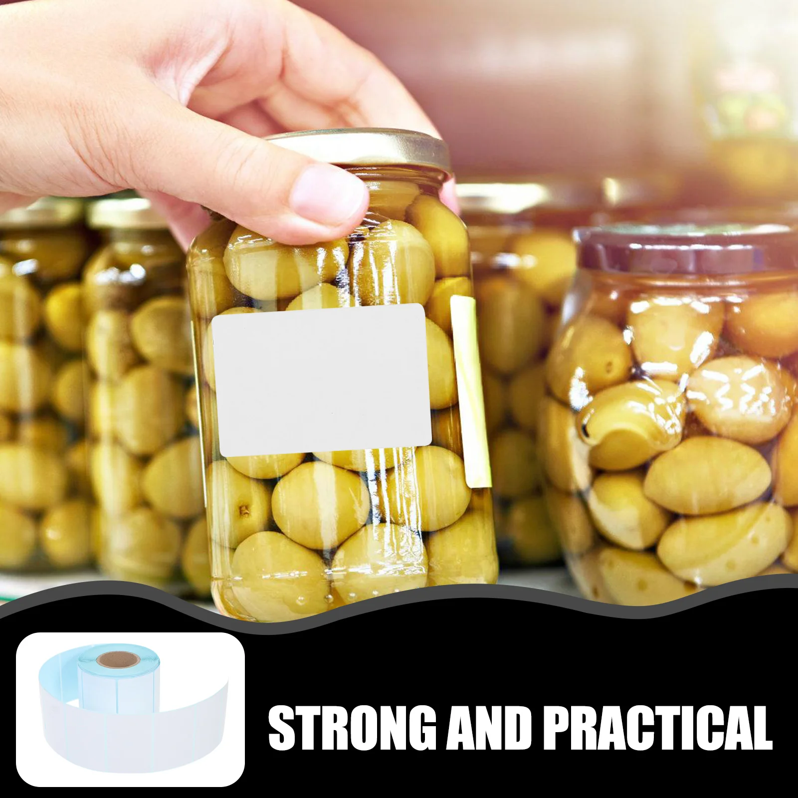 1 Rolle wasserfeste, ölbeständige Thermoetiketten, Mehrzweck-Expressversand, Adresse, Preis, Name, Aufkleber, Etikettenrolle