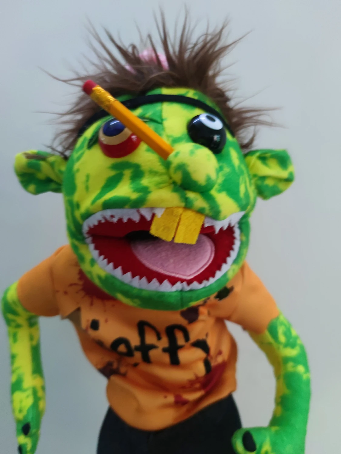 Zombie Jeffy Puppet Authentische SML Merch Volle Größe