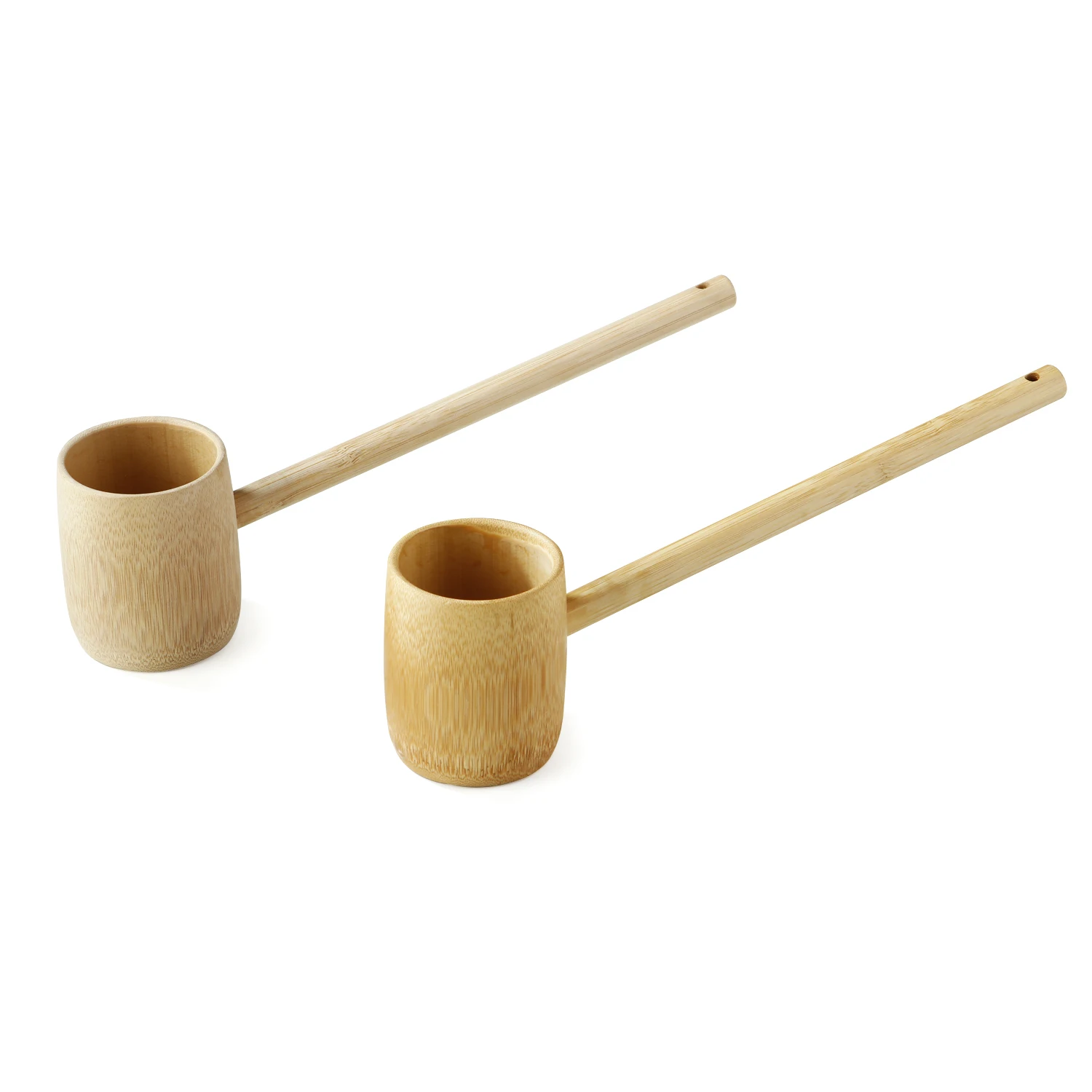 Bambus Bad Löffel Wasser kelle mit langem Griff japanischen Stil Wassers chaufel nehmen Restaurant Salz schaufel Bambus Wohn accessoires – Detail 6