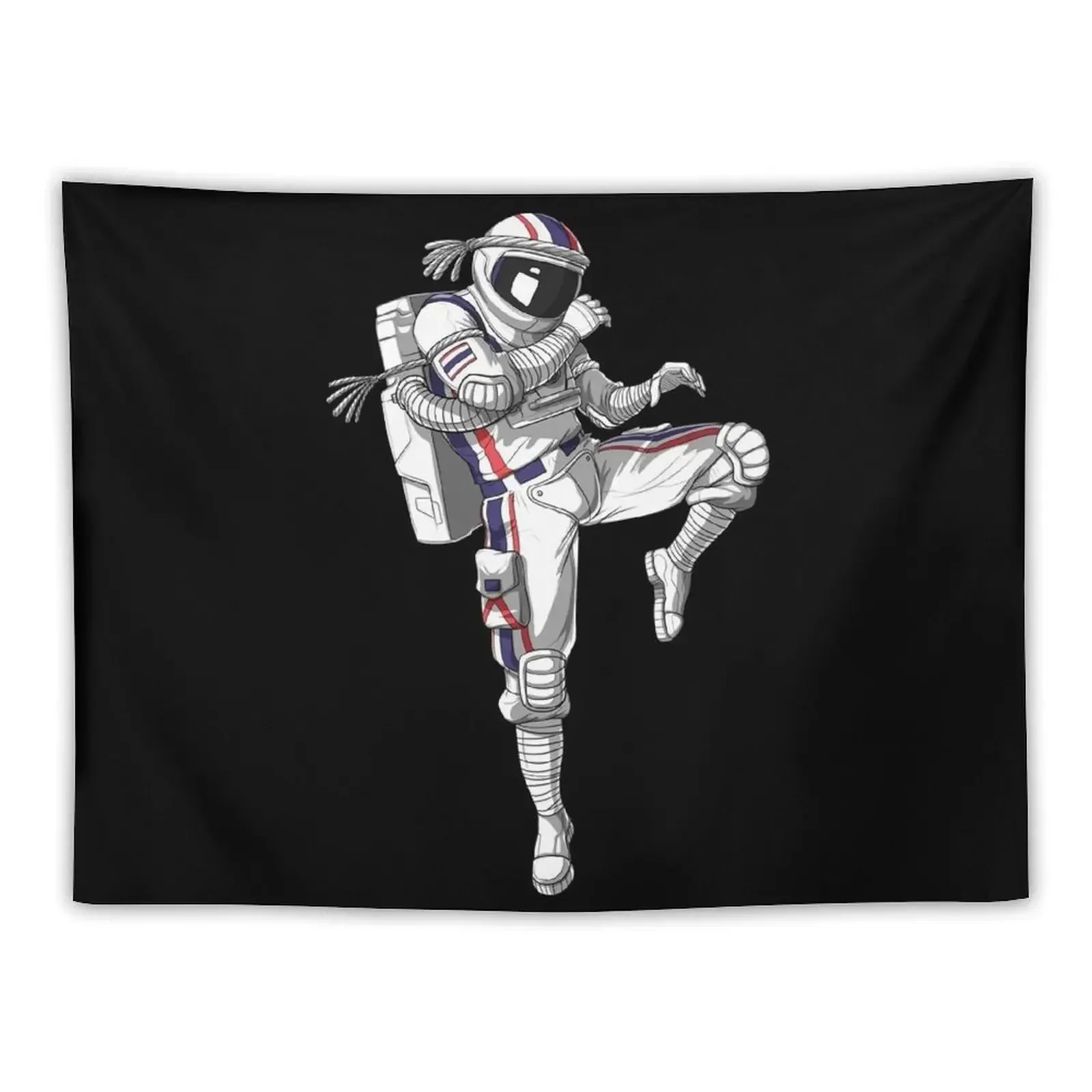 

Muay Thai Astronaut Tapestry Mushroom Room Decoration Accessories Wall Decor Hanging Room Decor Tapestry