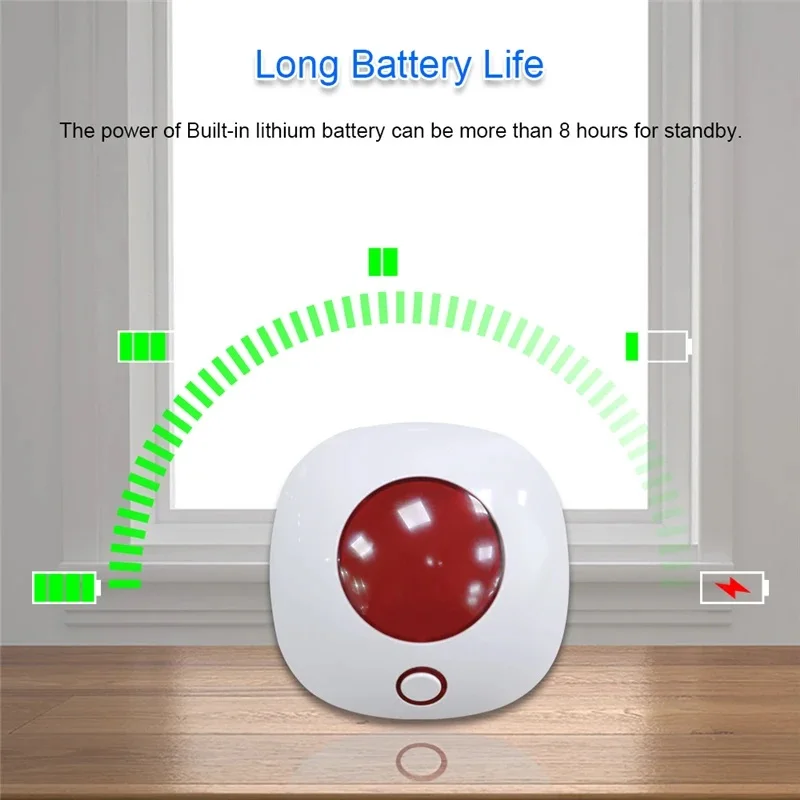 Smartrol wifi sicherheits schutz sirene blitzlicht sensor home alarm sicherheits system 110db ton licht alarm für tuya smart life