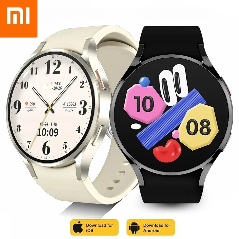 

Новинка 2024, Смарт-часы Xiaomi Watch 6 с GPS-треком, мужские Смарт-часы Amoled с постоянным отображением температуры тела, Смарт-часы BT Talk