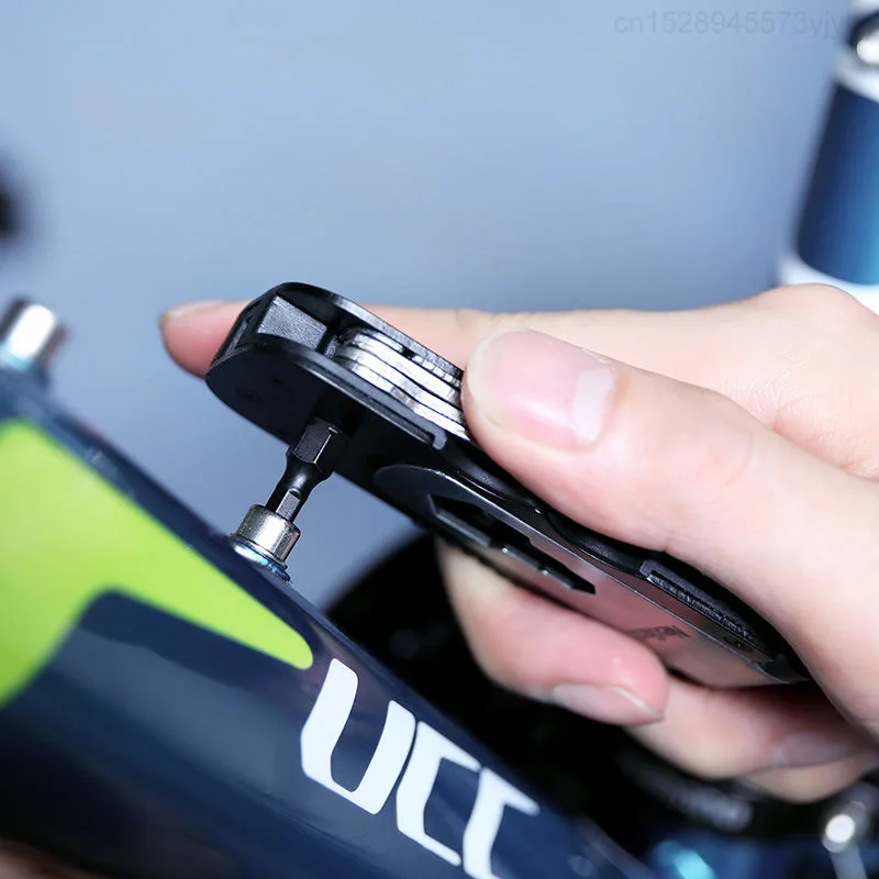 Imagem -04 - Xiaomi-chave de Fenda Magnética Nextool Multi-usado Edc com Motorista Reparação de Bicicletas Compacto Faça Você Mesmo Doméstico Bolso da Bicicleta Ferramentas Mini Dobre