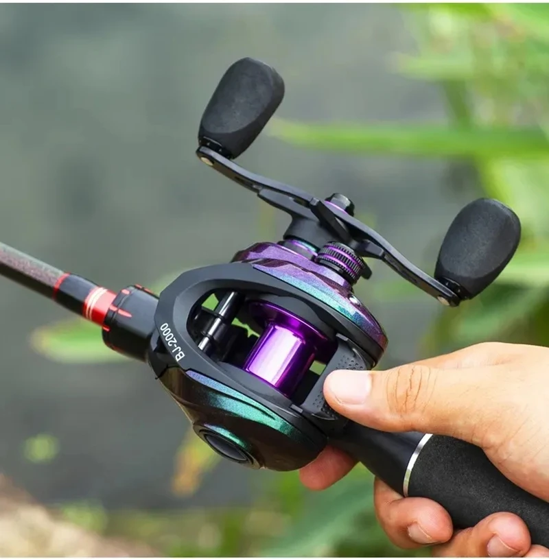 Imagem -05 - Okuma-carretel de Pesca com Sistema de Freio Magnético Roda de Gota de Água Água Salgada Fresca Relação de Engrenagem 7.2:1 Max Drag 18kg