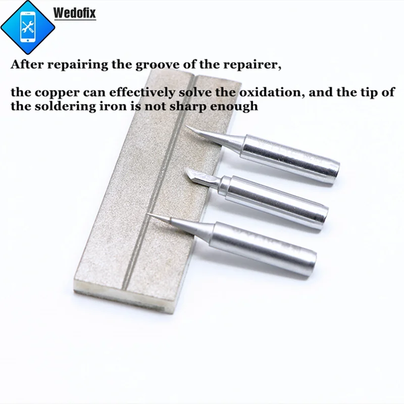 Amaoe Tweezers Polish Stone Solder Iron Tips Grind Stone Blade Repair Sharpness Tools for Mobile Phone Repair Tool Restore