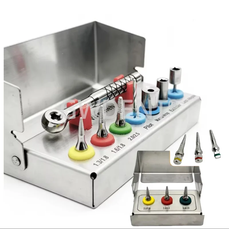 Picture 4: Dental Implant Removal Kit Bone Expander SOS Set Broken Fixture Ratchet Wrench