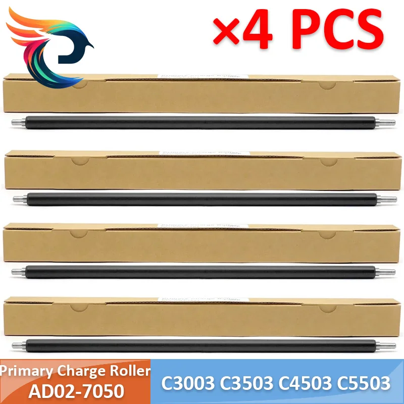 4PCS Primary Charge Roller AD02-7050 For Ricoh MPC3003 3503 3004 3504 4503 5503 6003 4504 5504 6004 IMC3000 3500 PCR AD02-7050