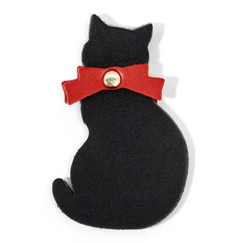 Segnalibro in pelle segnalibro creativo a forma di gatto accessorio per la lettura pennarello per pagine di libri divertenti supporto flessibile per pagine di libri con forte