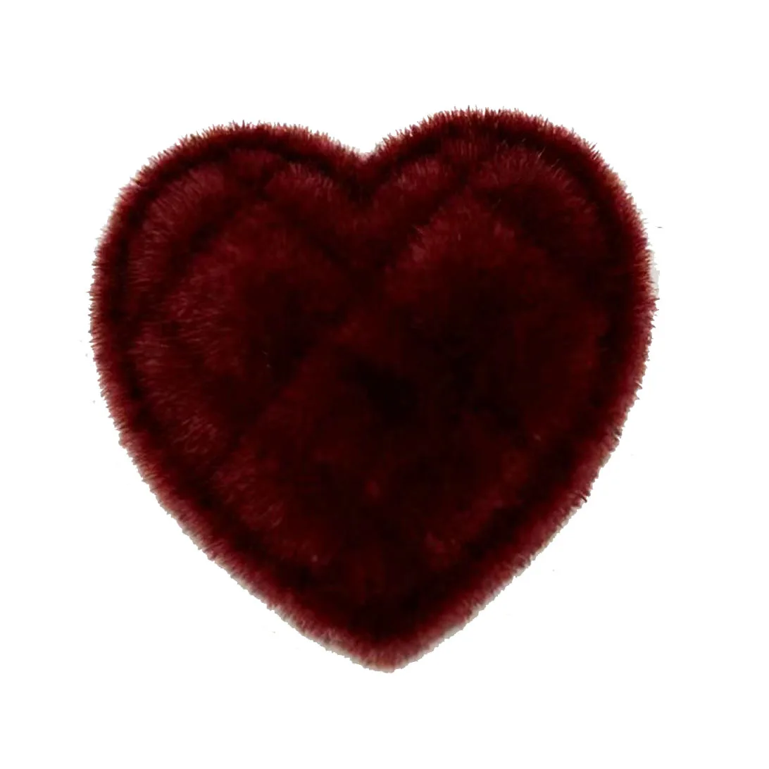 10Pcs/Lot New Desinger Autumn Winter Red Flocking Alloy Love Square Shanked Button DIY Sewing Clothing Decorative Buttons