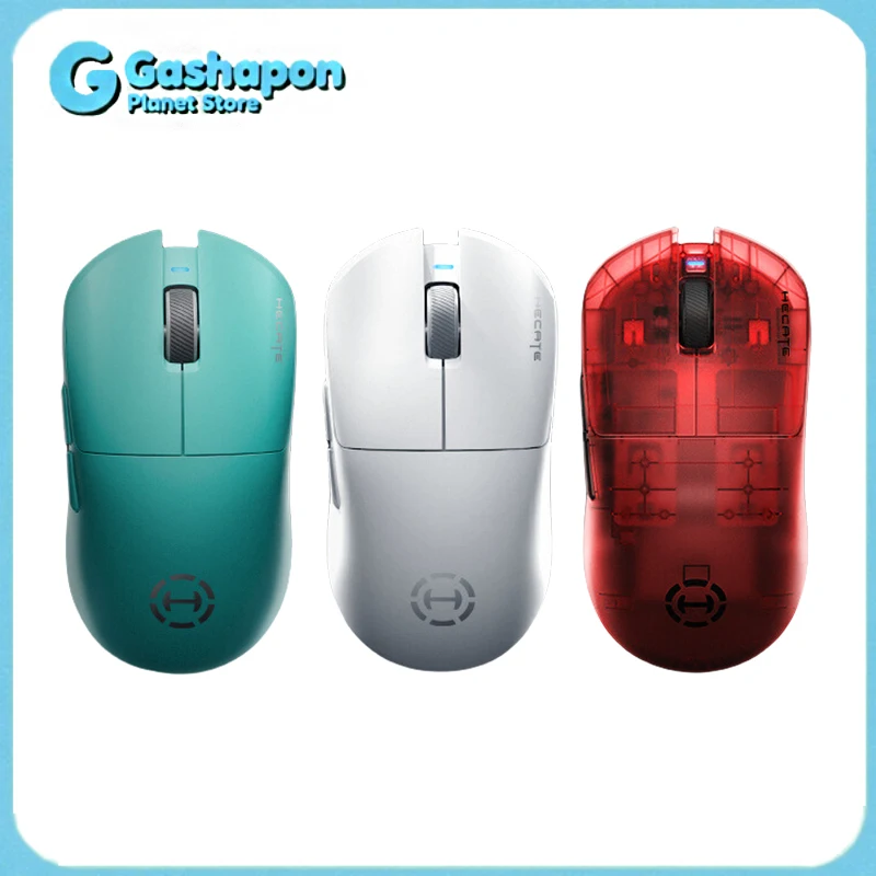 

Игровая мышь HECATE G3M Pro, 63 г, легкий датчик PAW3395, трехрежимный беспроводной эргономичный дизайн для ПК, киберспорта