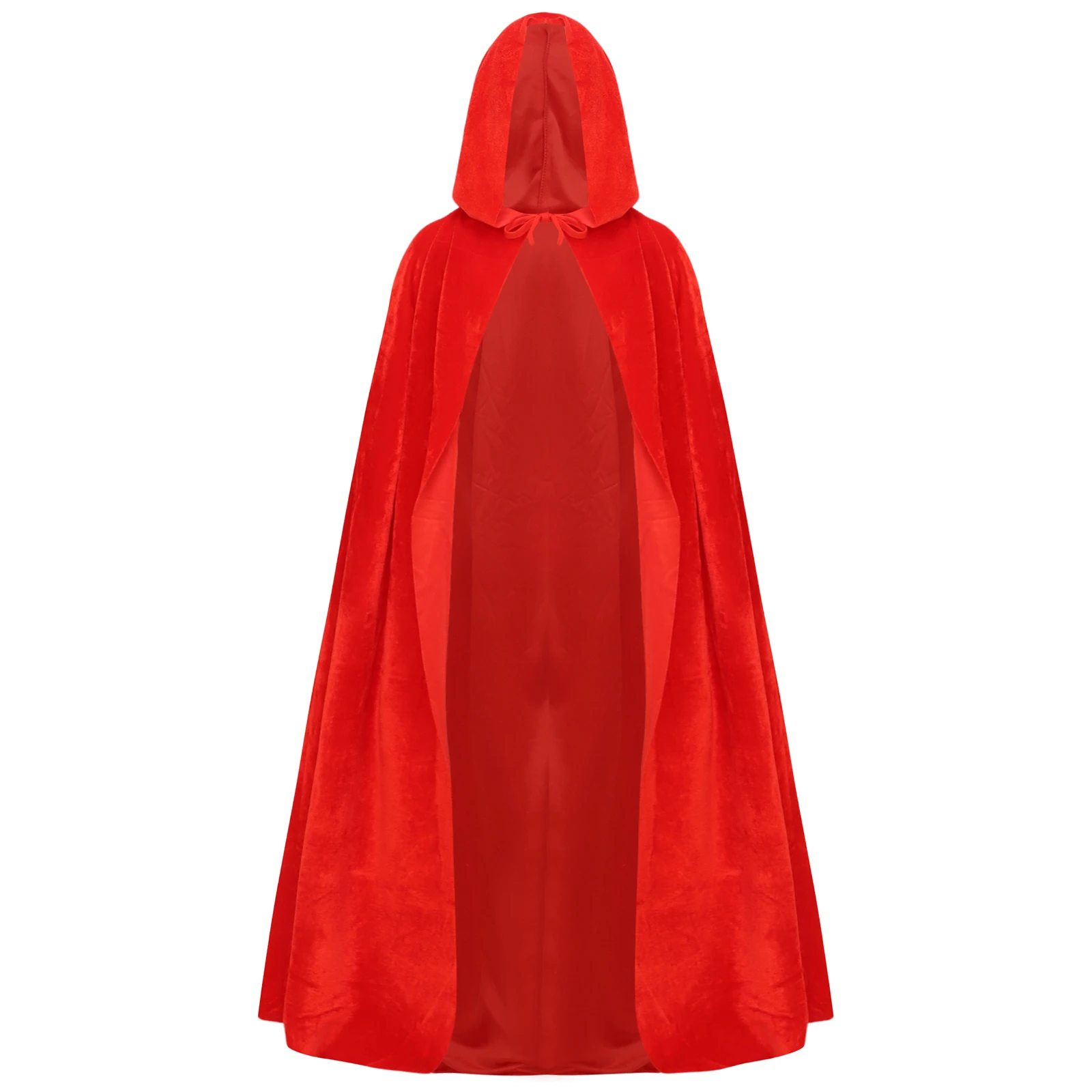 

Unisex Girls And Boys Witch Wizard Hooded Cloak Cape for Halloween Cosplay Party Costume Death Vampire Dress Up Costume