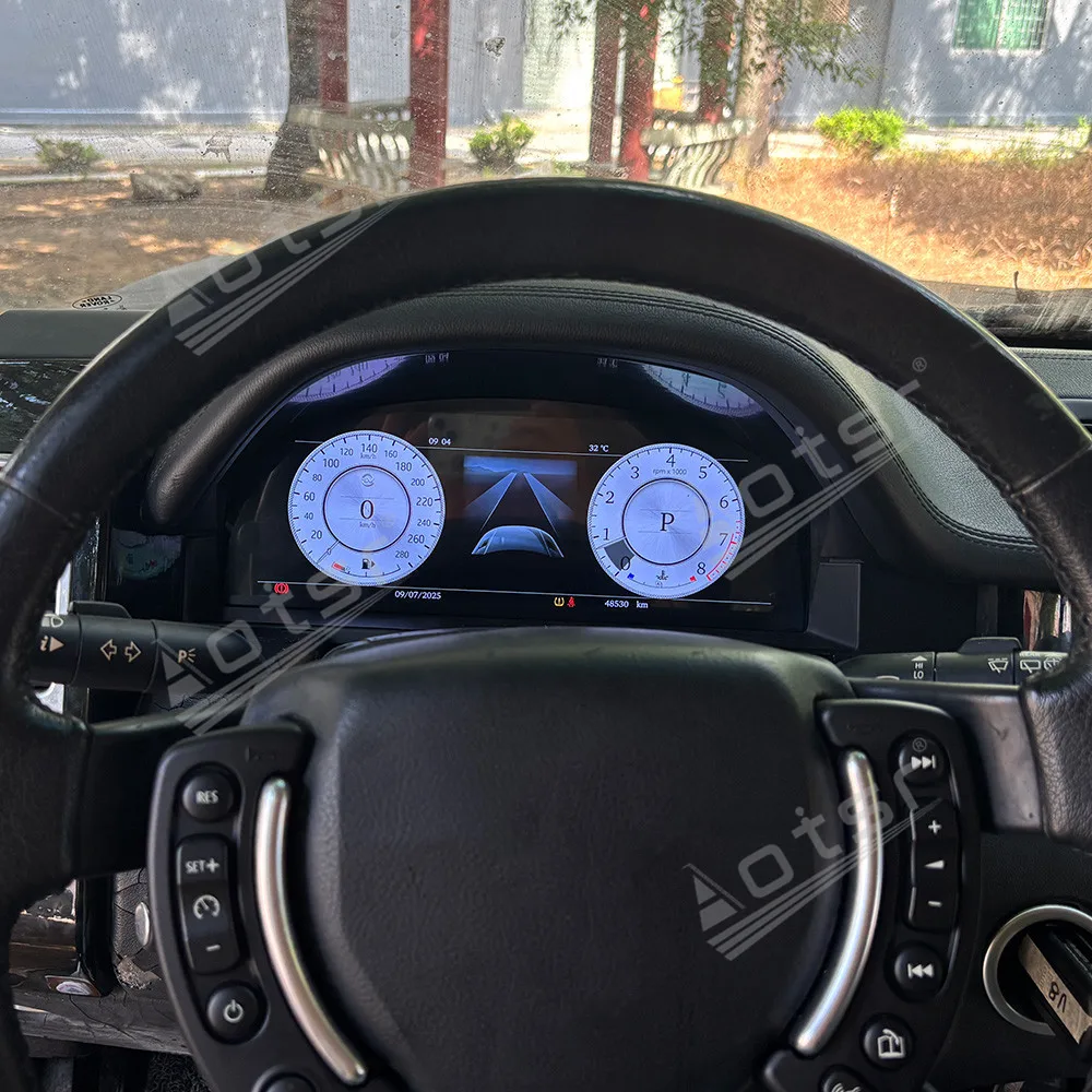 12.3 inch For Land over V8 LCD instrument panel 2002-2012 Digital Cluster Virtual Cockpit Carplay  Multimedia Player Speed Meter