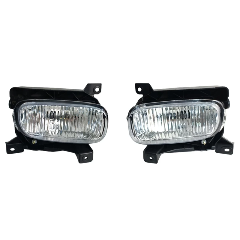 

1Pair Car Front Bumper Fog Light 81210-0C010 81220-0C010 For Toyota Pickup 2000-2006 Fog Lamps With Halogen Bulb