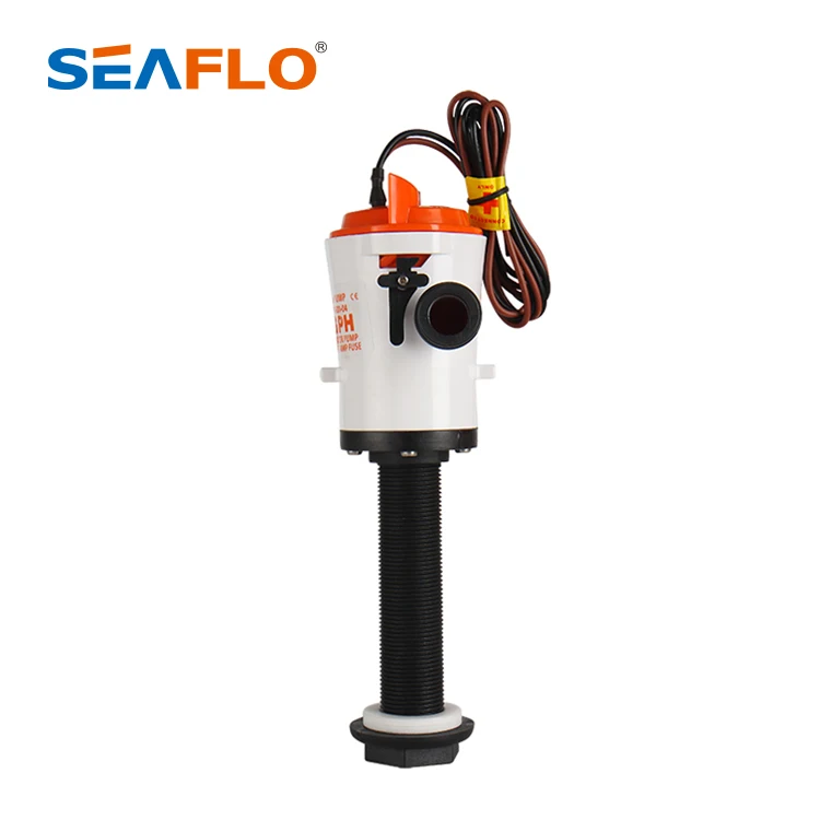 Seaflo 12 فولت تيار مستمر 350Gph خزان الأسماك مضخة غاطسة قارب الصيد مهوية مضخة نزح