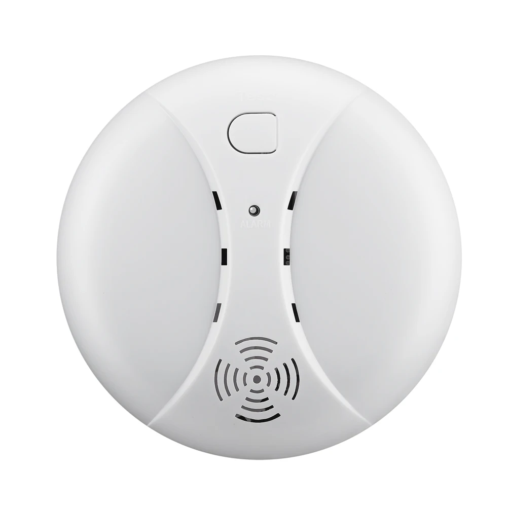 433MHz Wireless Fire Protection Smoke alarm Detector Alarm Sensors Work with Tuya WIFI GSM home security Alarm Systems