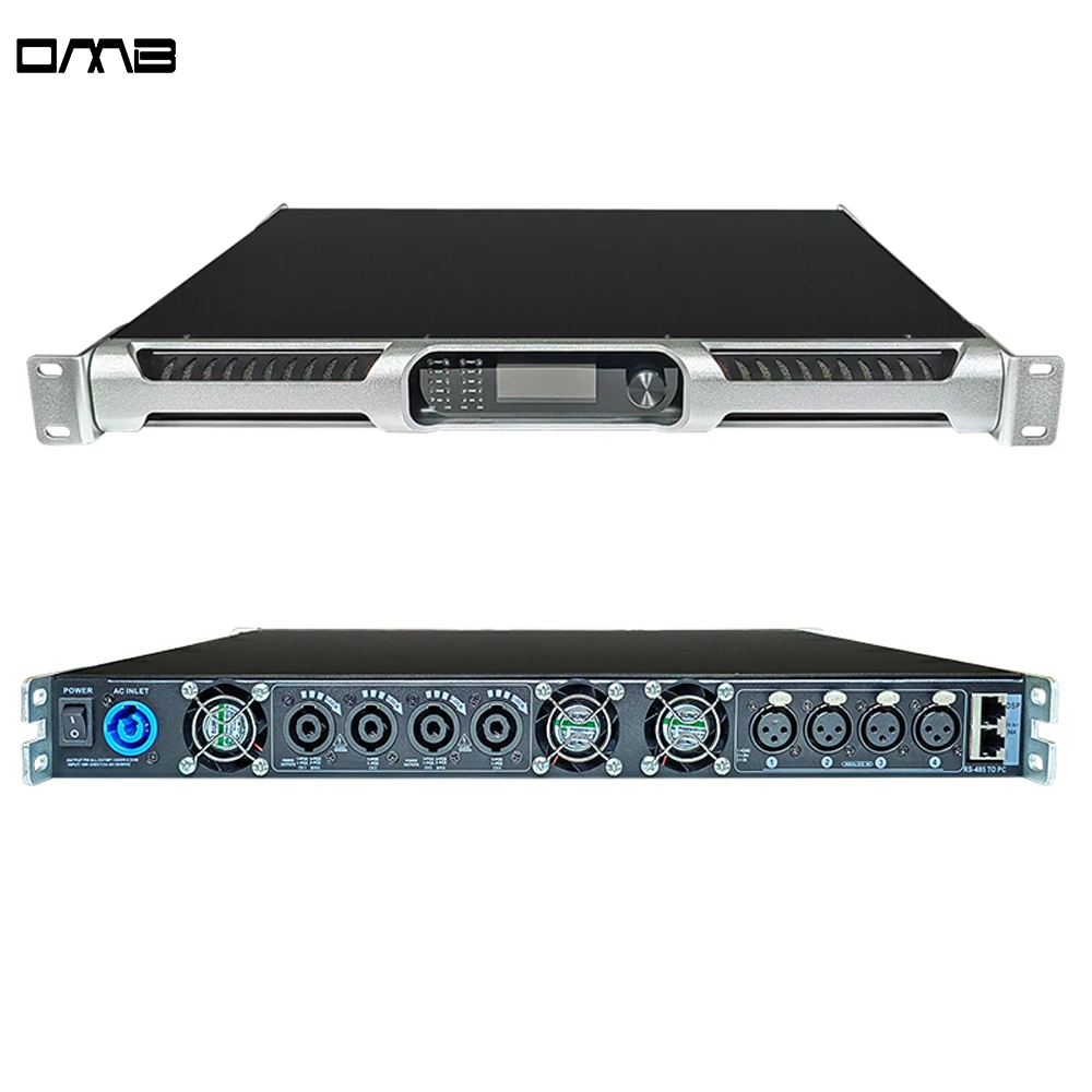 TLF PFA12KDSP 4 Kanal Profesional Audio Line Array 1u Power Amplifier Kelas D Subwoofer Dsp Amplifier