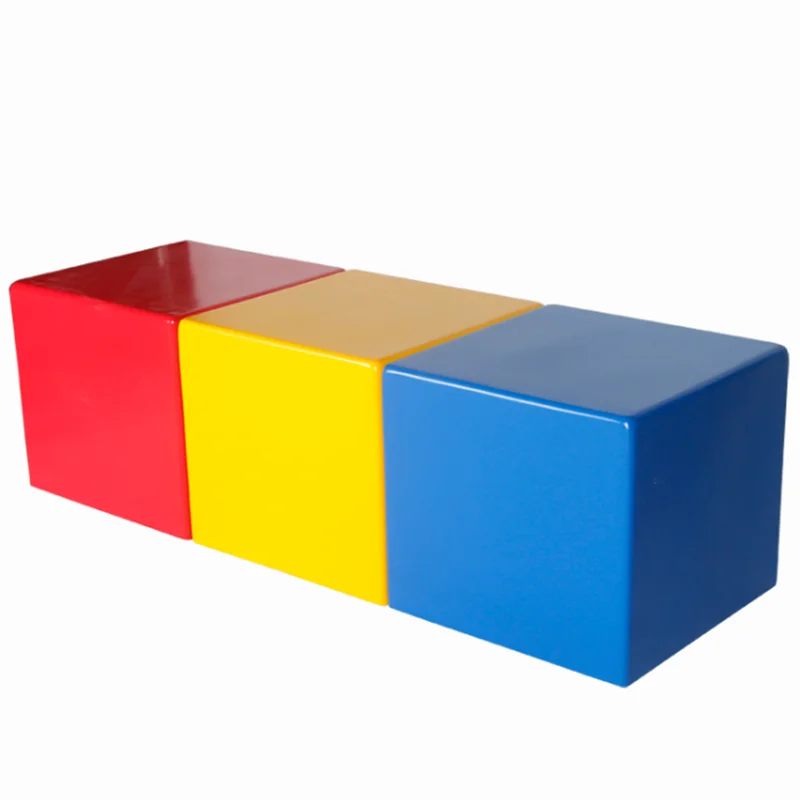 & Fiberglass Commercial Leisure Chair Amusement Park Kindergarten Square Stool  Creative Rest Outdoor Waiting Chair