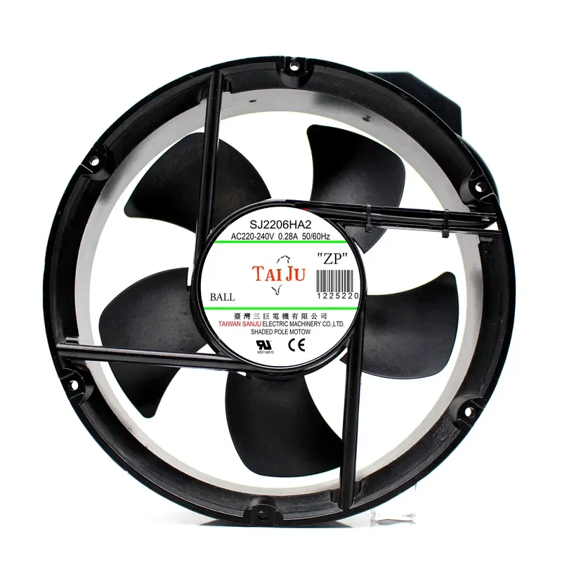 For Original SANJUN platform giant SJ2206HA2 220V 0.28A 22060 round, ball, all metal fan