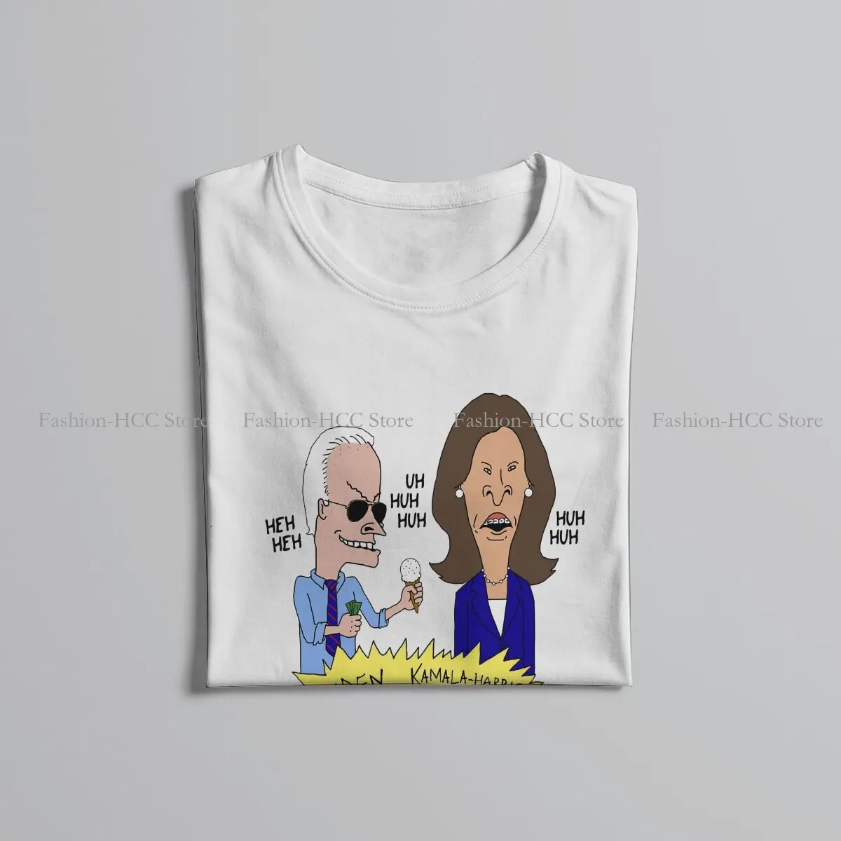 تي شيرت من البوليستر Beavis and Butthead ، تي شيرت بيدن وكامالا هاريس محاكاة ساخرة ، تي شيرت أوم مميز ، ملابس مضحكة #5