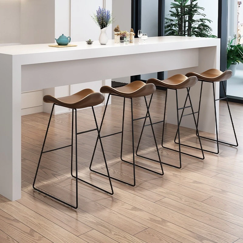 

Chair Simple Household Chair Light Luxury High Stool