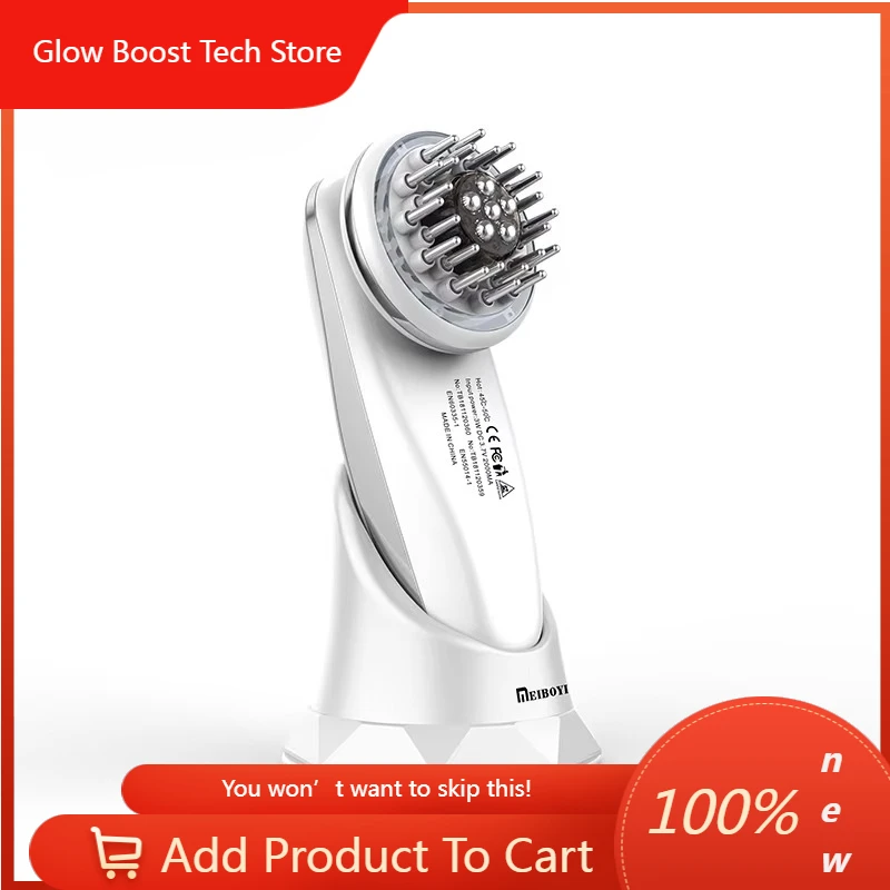 

NYHot Sell Electric Scalp and Hair Care Massage Comb with Handle Base Head Hair Brush Equipment s Products