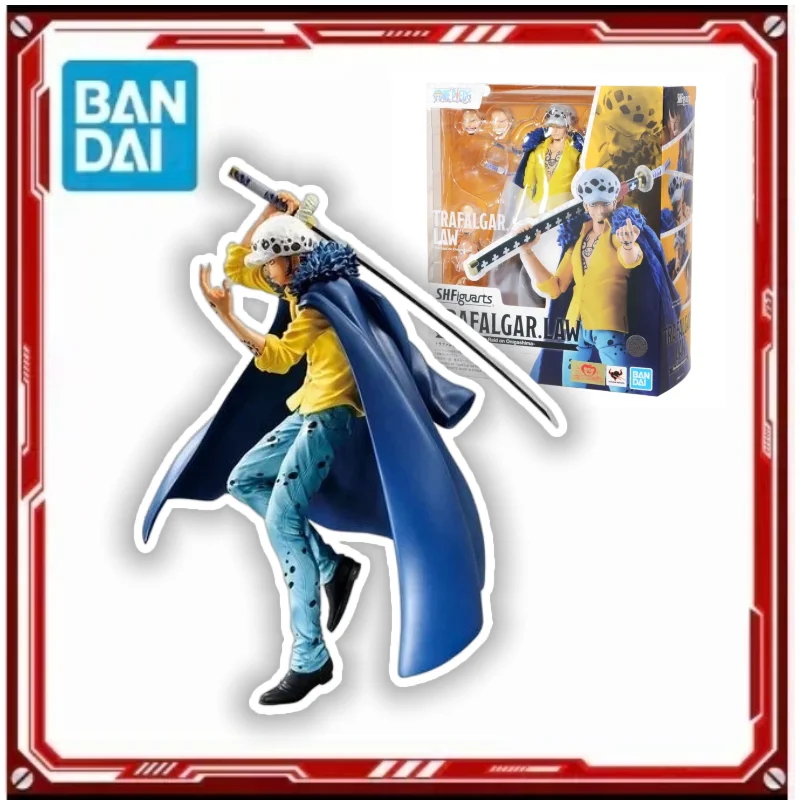 

【In Stock】Bandai SHF One Piece Trafalgar Law Attack Onigashima Death Surgeon Action Figure Doll Anime Model Toy Collection Gift